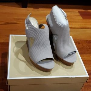 Michael Kors Josephine Leather Wedges